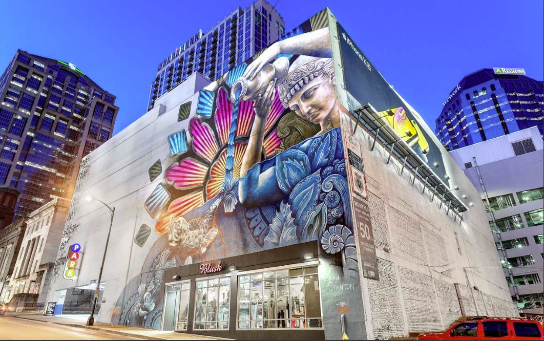 Titans Launch Second Mural in Downtown Nashville