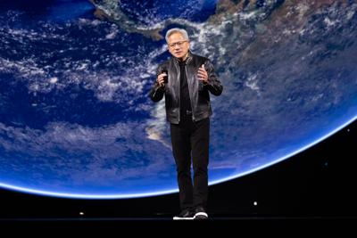 Jensen Huang at Nvidia's GTC Conference