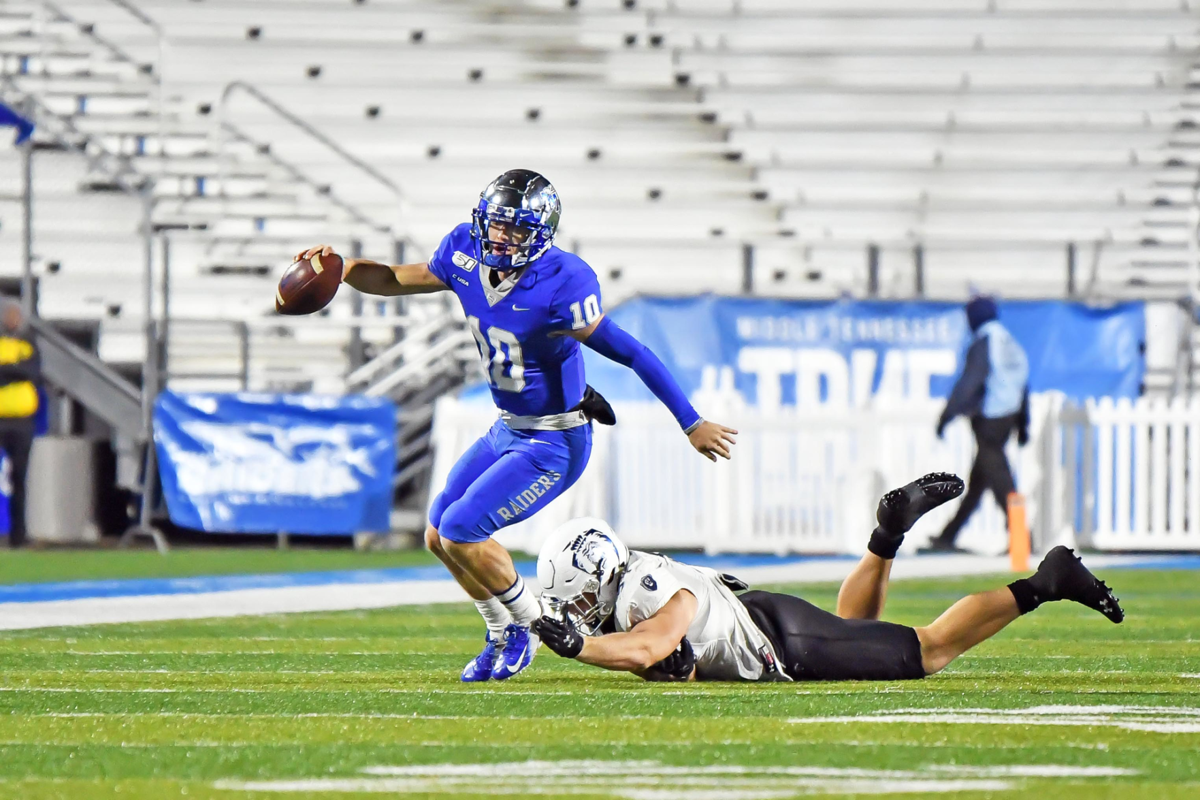 five blue raiders named to all