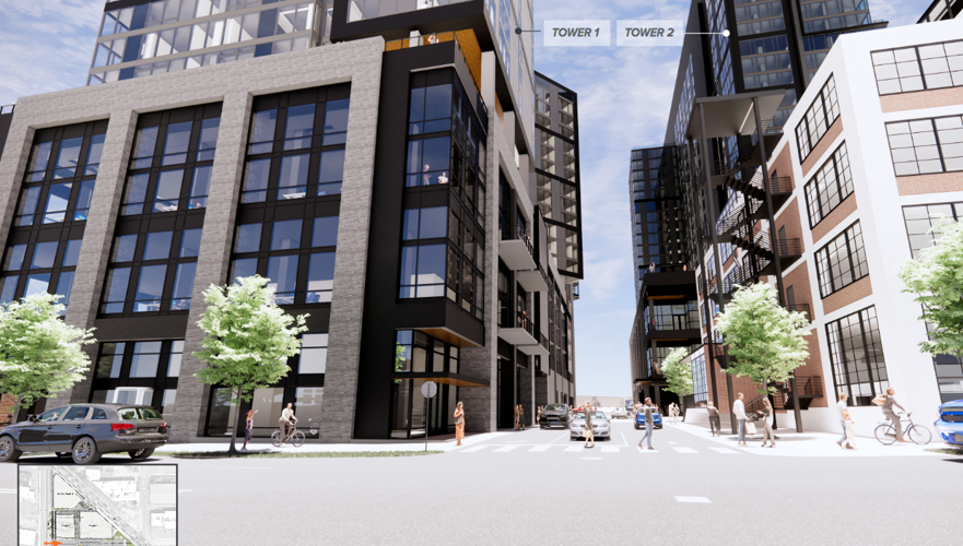 Voorheesanchored Pie Town site set for two towers Development