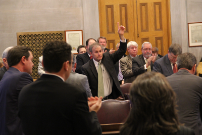 Casada formally out, Dunn steps in