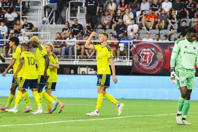 Nashville SC forward Sam Surridge
