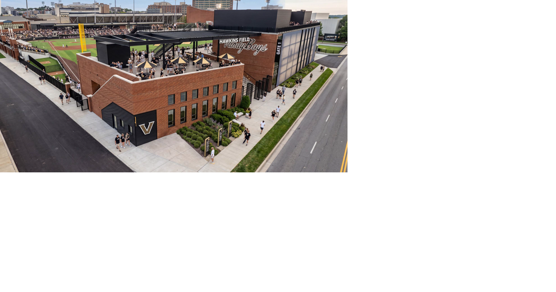 Vanderbilt's right field facility on track to open in February 2027