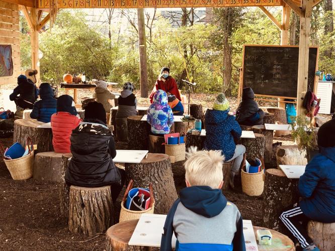 Linden Waldorf is Taking Classes Outside