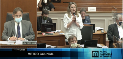 Courtney Johnston Council Meeting