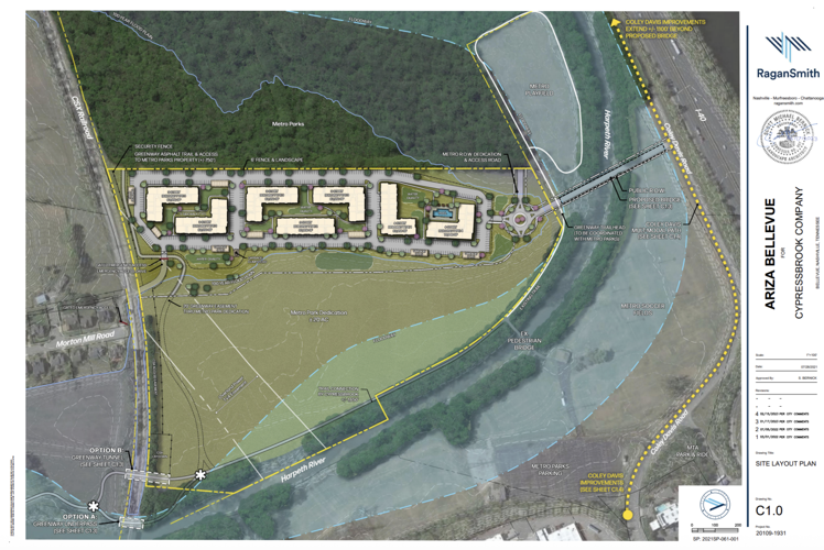 Bellevue Specific Plan greenway