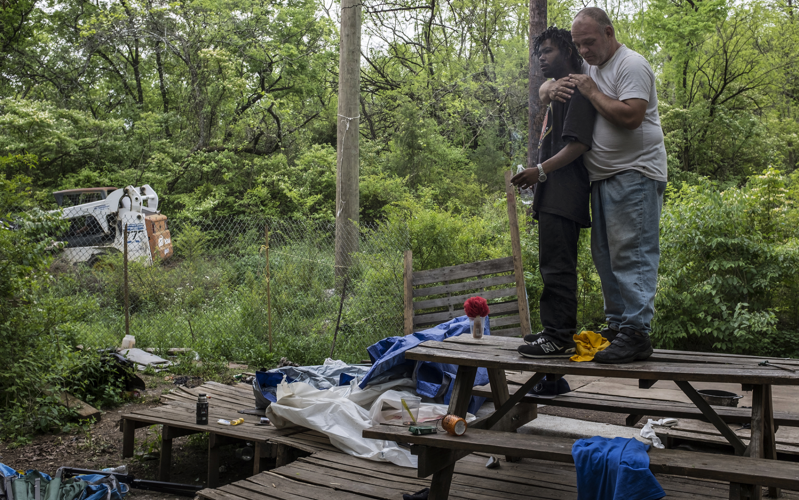 Photo Series: Metro Begins Clearing Homeless Encampment at Fort Negley
