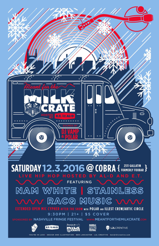 Meant for the Milk Crate Feat. Nam White, Racq, Stainless & more