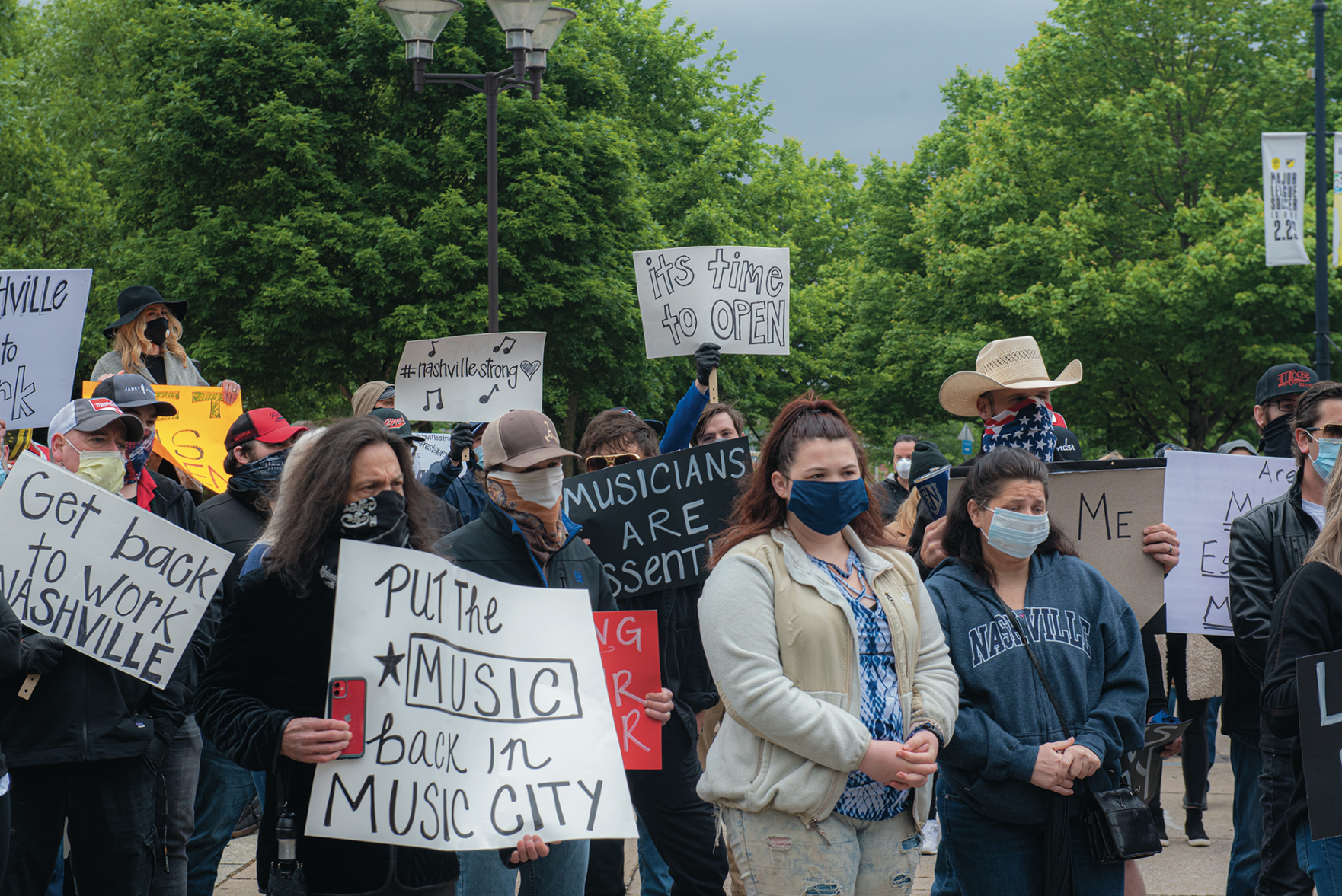 Lower Broad Denizens Protest Continued Closures