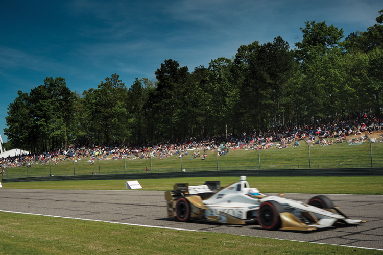 Hendersonville native Josef Newgarden is starting on the front row at the 100th running of the Indianapolis 500