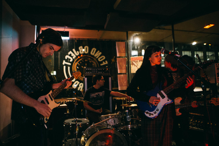 Shell of a Shell and Friends Look for Light in the Dark at Fond Object