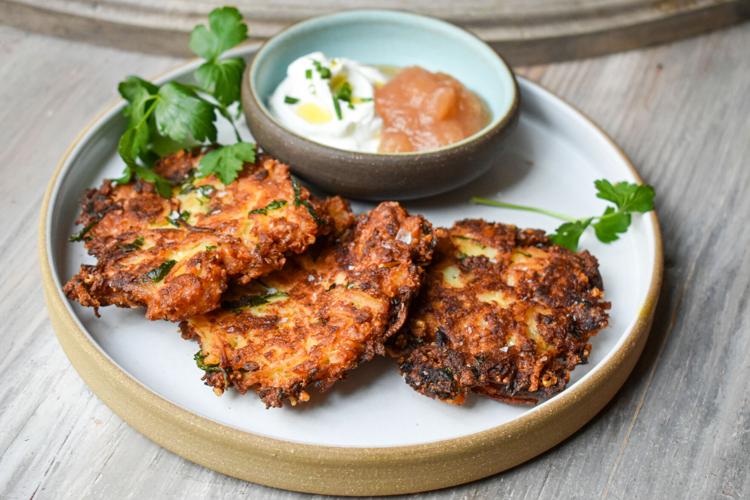 Aba - Potato, Parmesan & Brussels Sprout Latkes