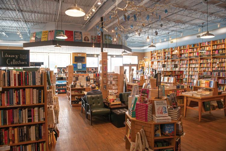 Bookshelves at Parnassus Books