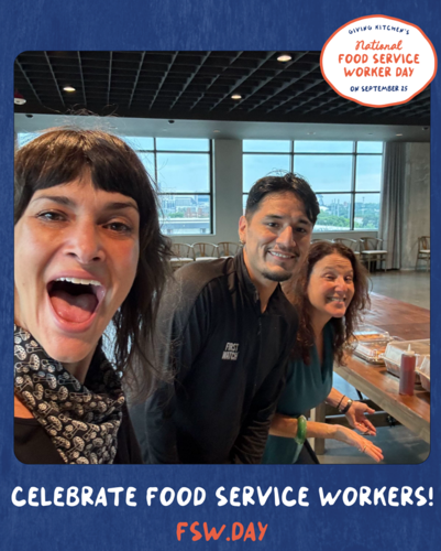 Giving Kitchen Food Service Workers Day