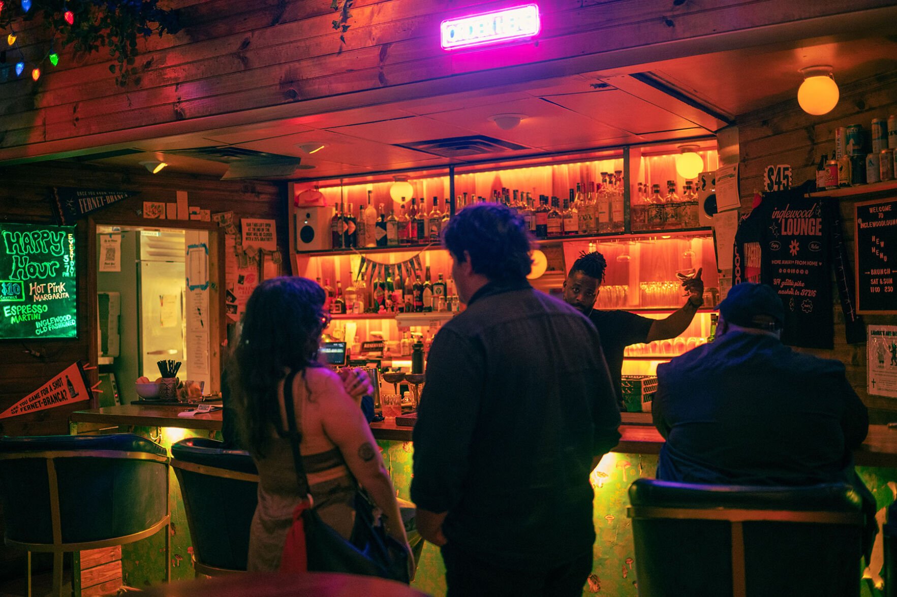 Inglewood Lounge's vibey interior