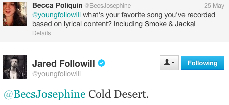 Takin' it to the Tweets: Jared Followill Talks New KOL Album on Twitter