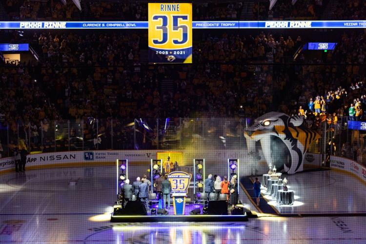 Slideshow: Predators Retire Pekka Rinne's No. 35