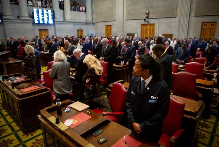 The Tennessee House of Representatives on the first day of the 2025 session, Jan. 14, 2025