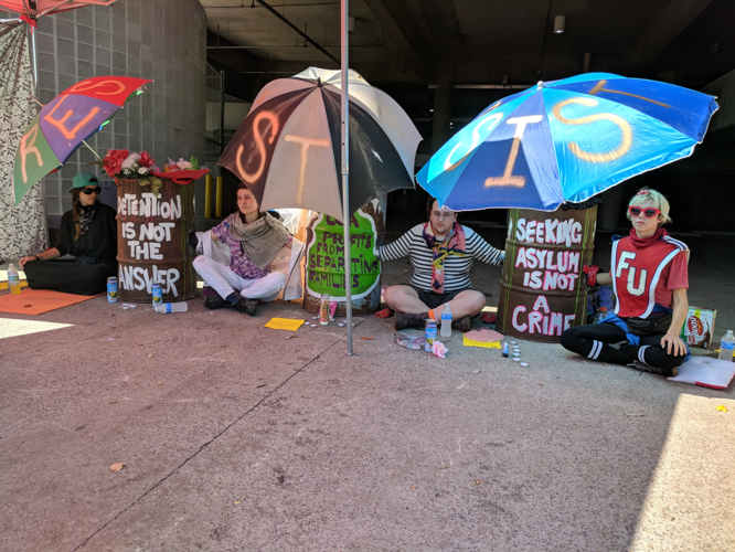 Protesters Have Put CoreCivic's Headquarters on 'Lockdown'