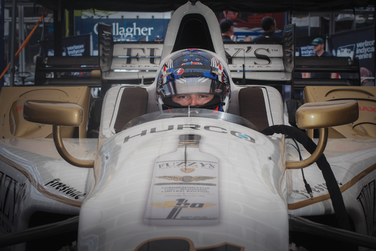 Hendersonville native Josef Newgarden is starting on the front row at the 100th running of the Indianapolis 500