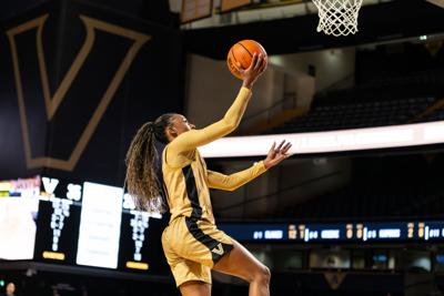Freshman Mikayla Blakes during Vanderbilt's home game against Butler, Nov. 17, 2024