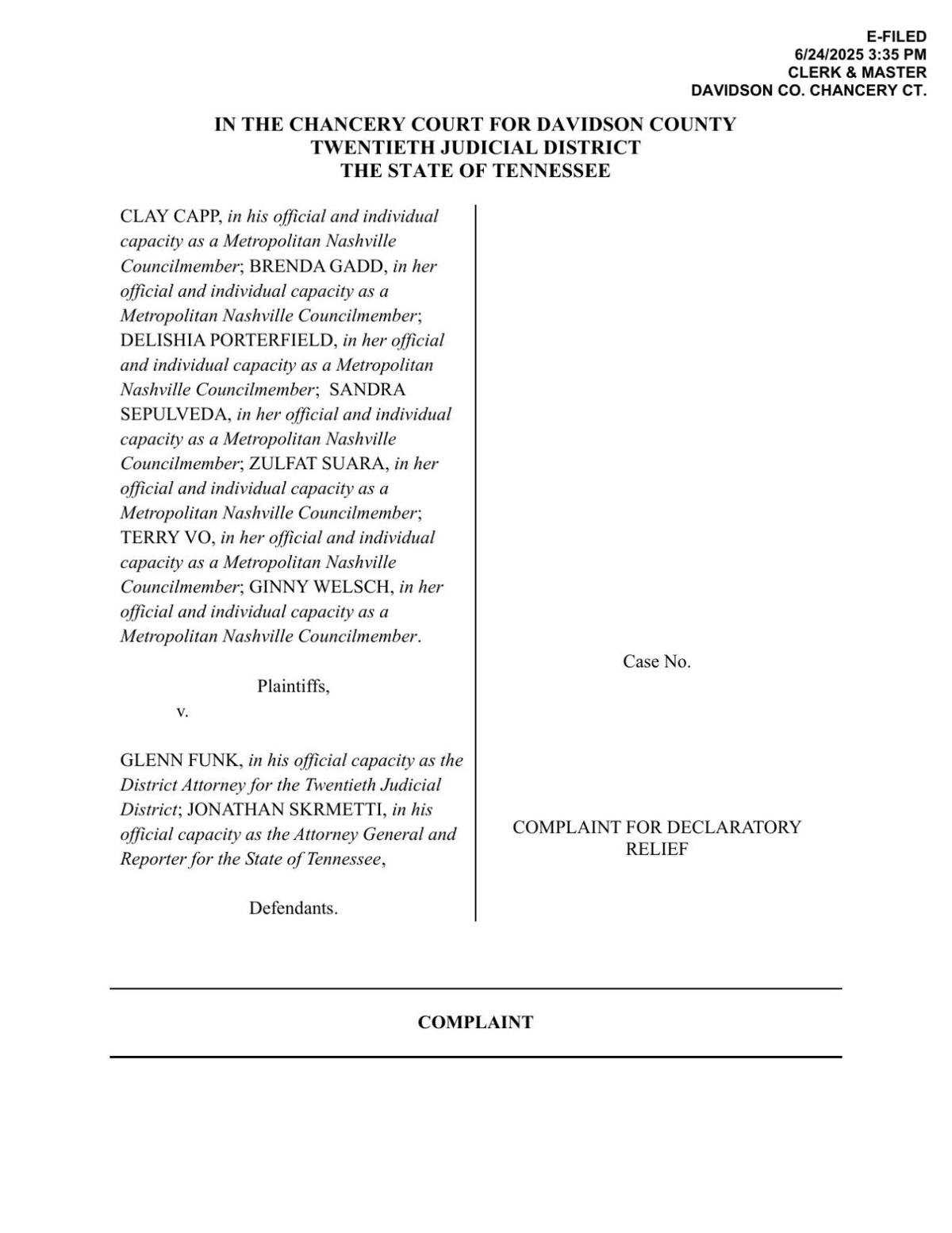 ACLU 'Sanctuary City' Suit