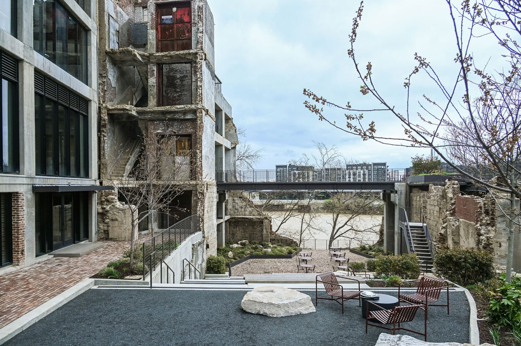 Outdoor space at Neuhoff District