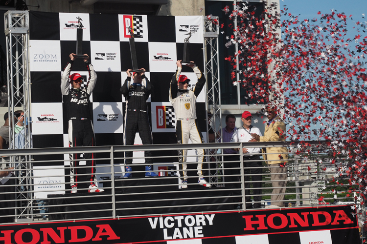 Hendersonville native Josef Newgarden is starting on the front row at the 100th running of the Indianapolis 500