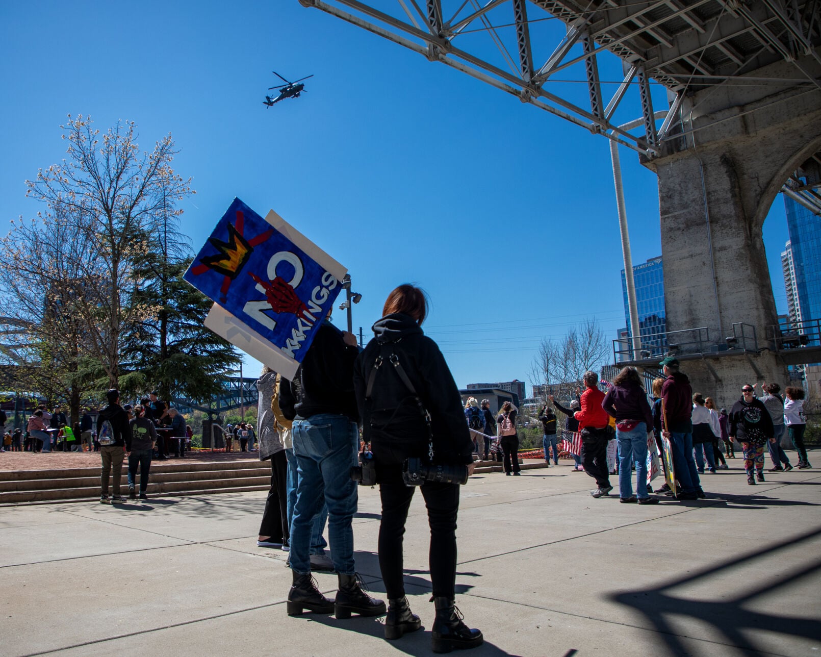 *13 - No Kings protesters gather in downtown Nashville, March 28, 2026