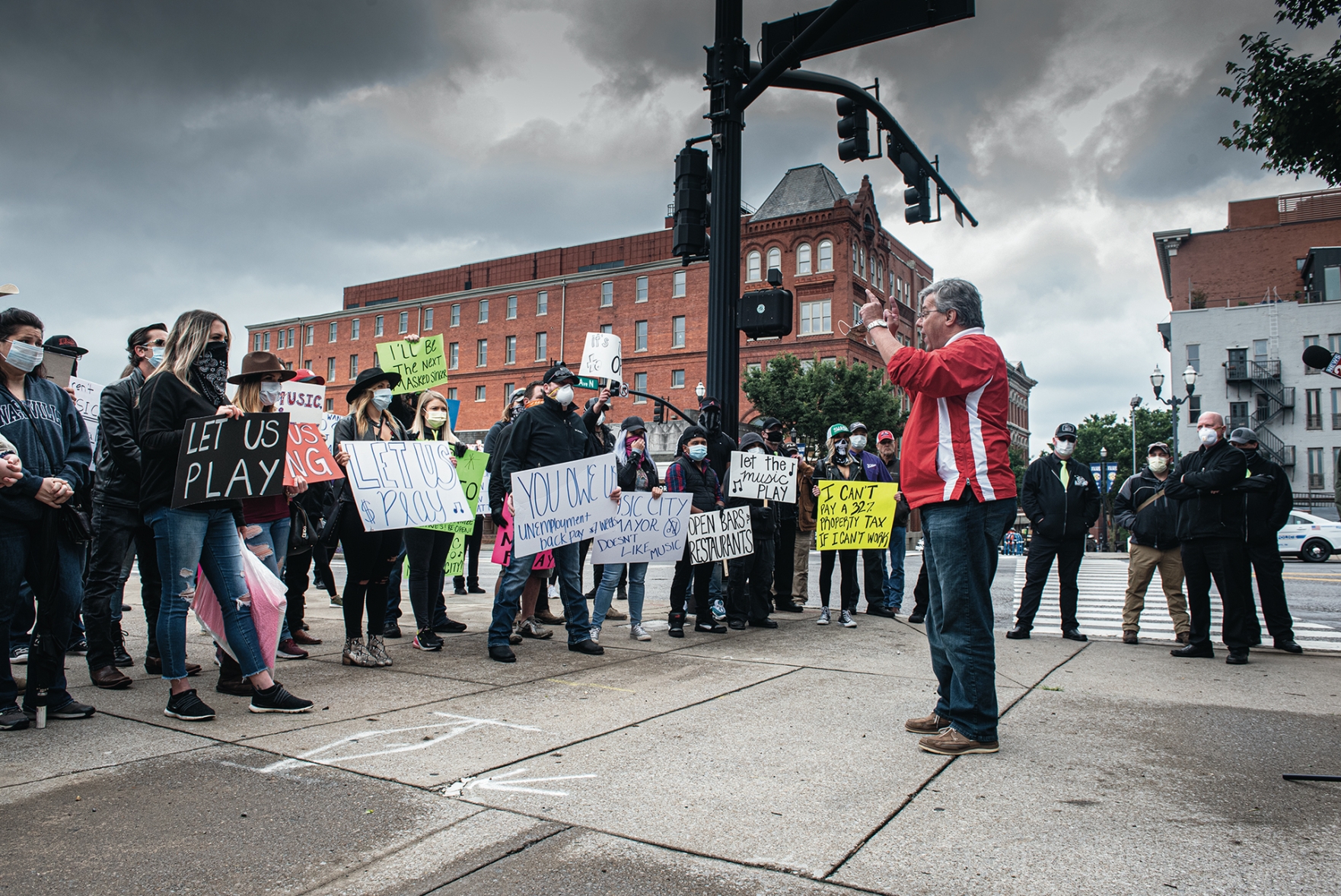 Lower Broad Denizens Protest Continued Closures