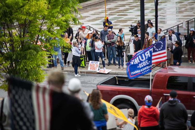 'Nashville Freedom Rally' Descends on Capitol Amid Pandemic Shutdown