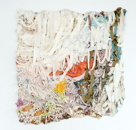 Vadis Turner's feminist textile paintings ask pointed questions of art viewers