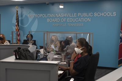 A Metro school board meeting in 2021