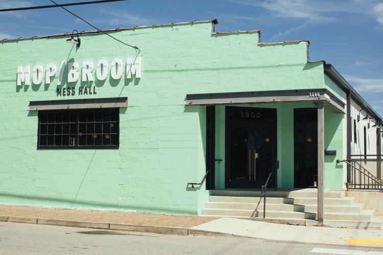 Tandy Wilson Settles in at His Brand-New Mop/Broom Mess Hall