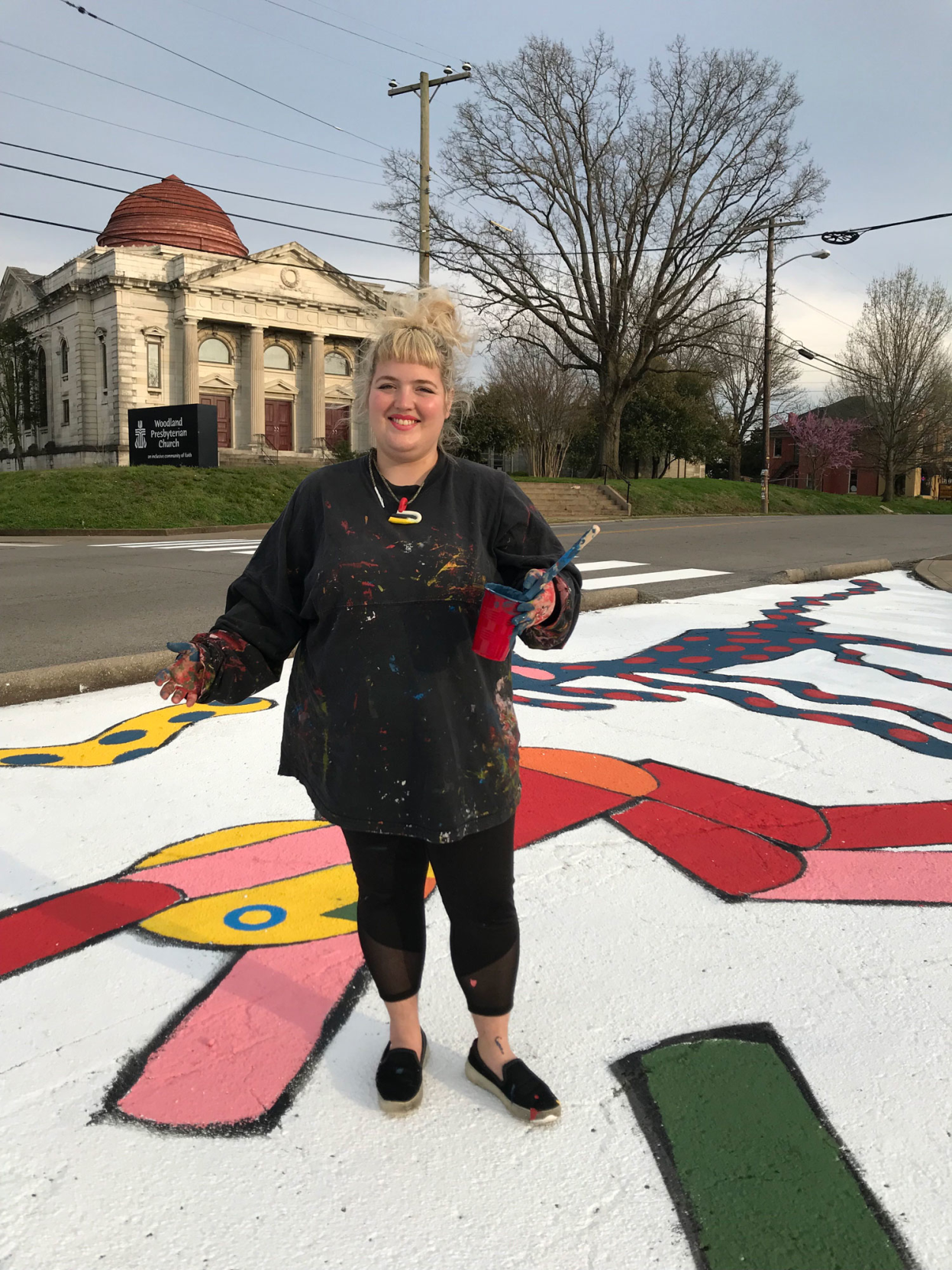 East Nashville Crosswalk Gets the Dancing Dog Treatment