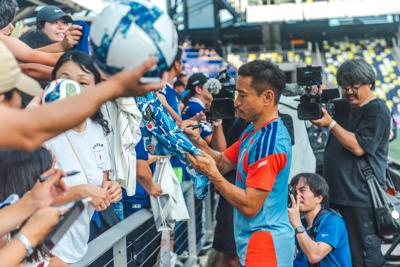 Samurai Blue’s Yūto Nagatomo at Geodis Park