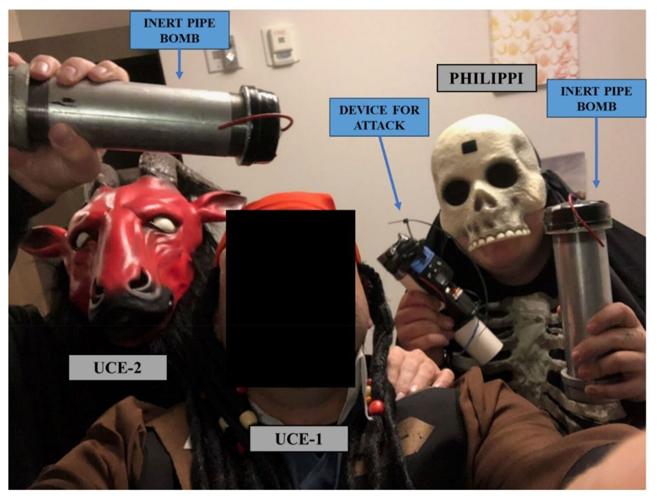 2024 Skyler Philippi pipe bomb FBI