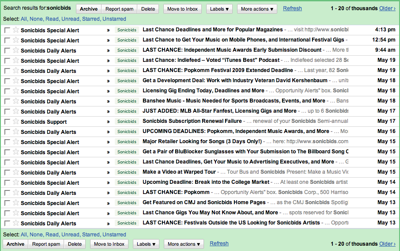 Sonicbids: A National Concern