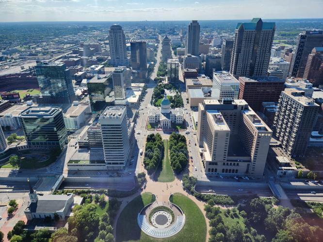 St. Louis view from The Gateway Arch