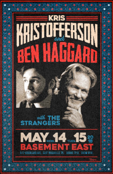 369px x 567px - Kris Kristofferson and Ben Haggard to Play The Basement East | Nashville  Cream | nashvillescene.com