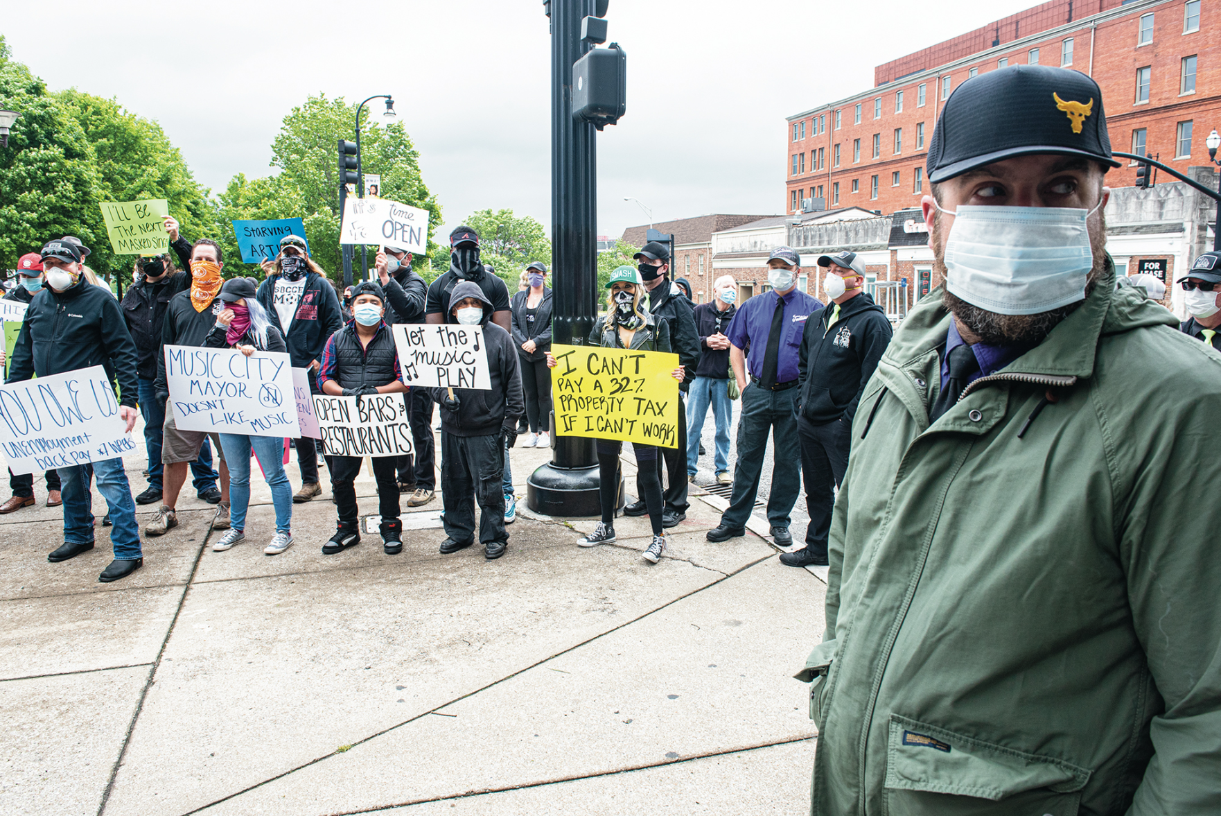 Lower Broad Denizens Protest Continued Closures