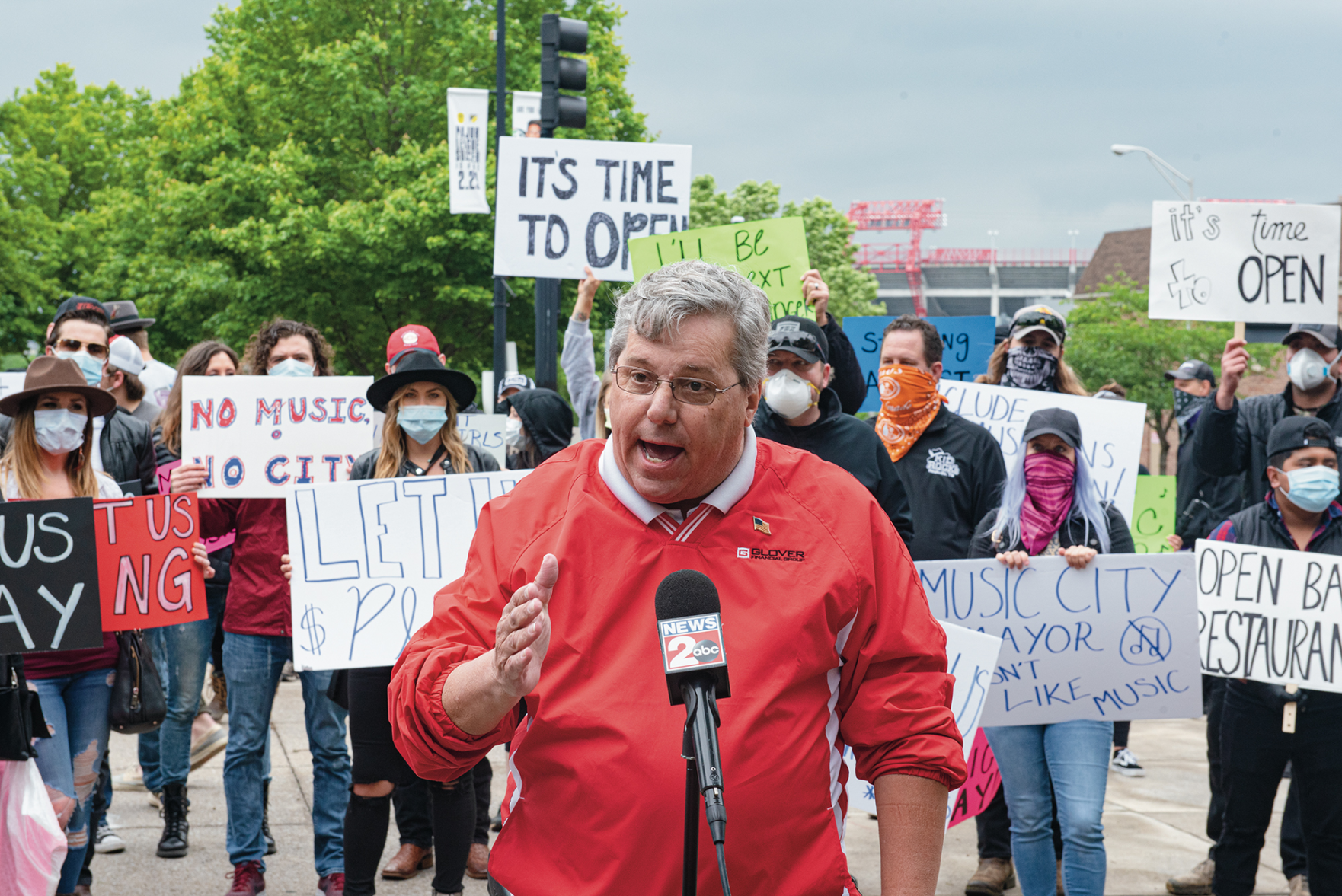 Lower Broad Denizens Protest Continued Closures