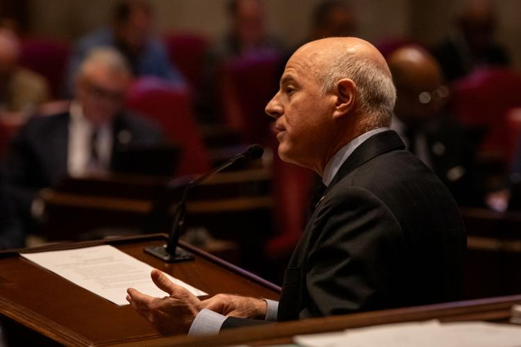Rep. Gino Bulso speaks on the House floor, Feb. 19, 2026