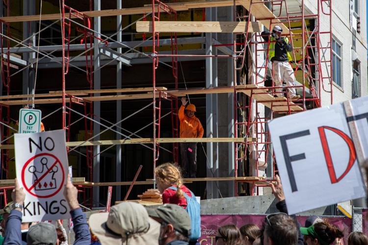 6 - No Kings protesters gather in downtown Nashville, March 28, 2026