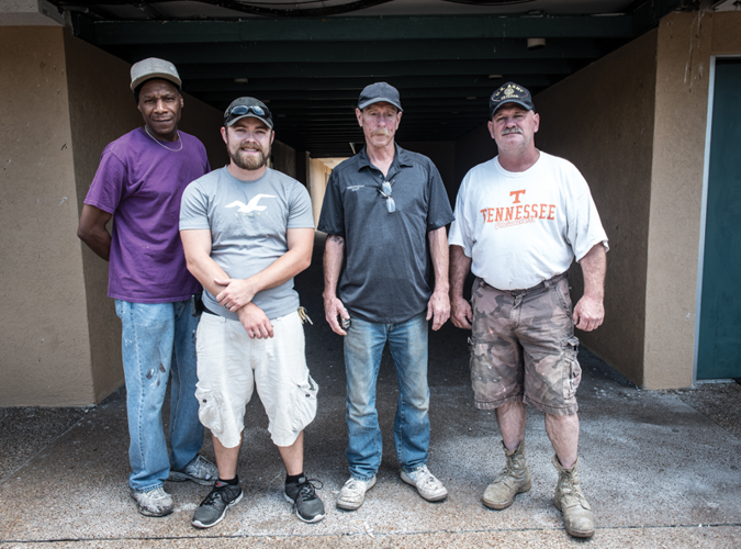 At Casa Blanca Casa Linda, a low-rate apartment complex, office manager Pauline Spalding plays mother, enforcer and badass