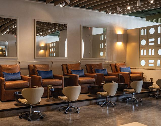 Bower Nails pedicure area