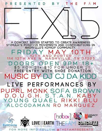 Party & Bullsh*t: This Week in Nashville Hip-Hop [Case Arnold x Petty, Fix 15, Pradda, Fyutch, John Dozier, Dispimpin]