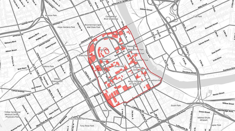 The Parking Reform Network found that 19 percent of downtown Nashville is dedicated to parking