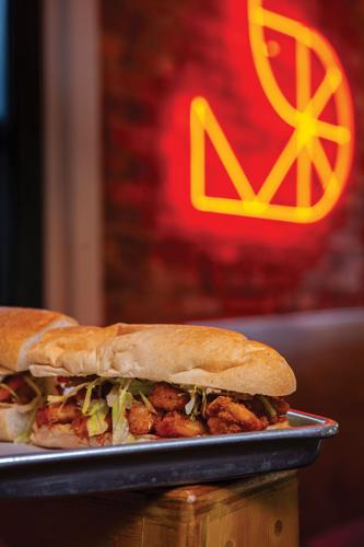 Shrimp po’boy at Spicy Boy’s