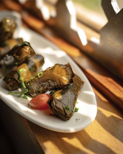 Grape leaves at Epice